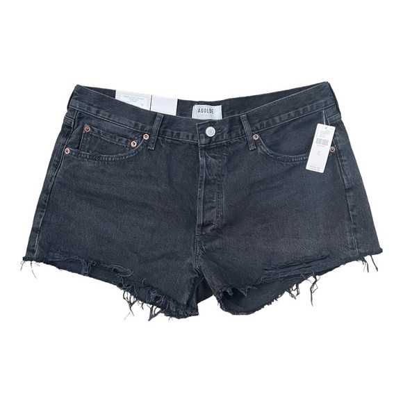Agolde Pants - NWT Agolde Women’s Parker Vintage Cut Off Shorts Black Denim Sz. 31